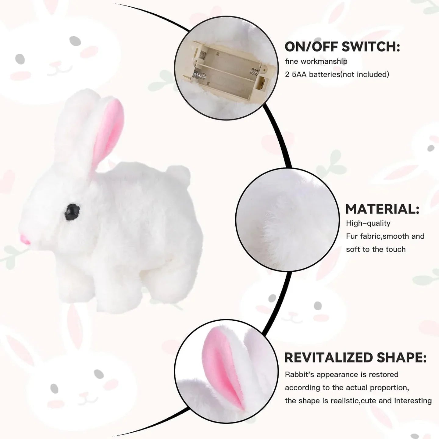 FabBunny™ Hopping Toy