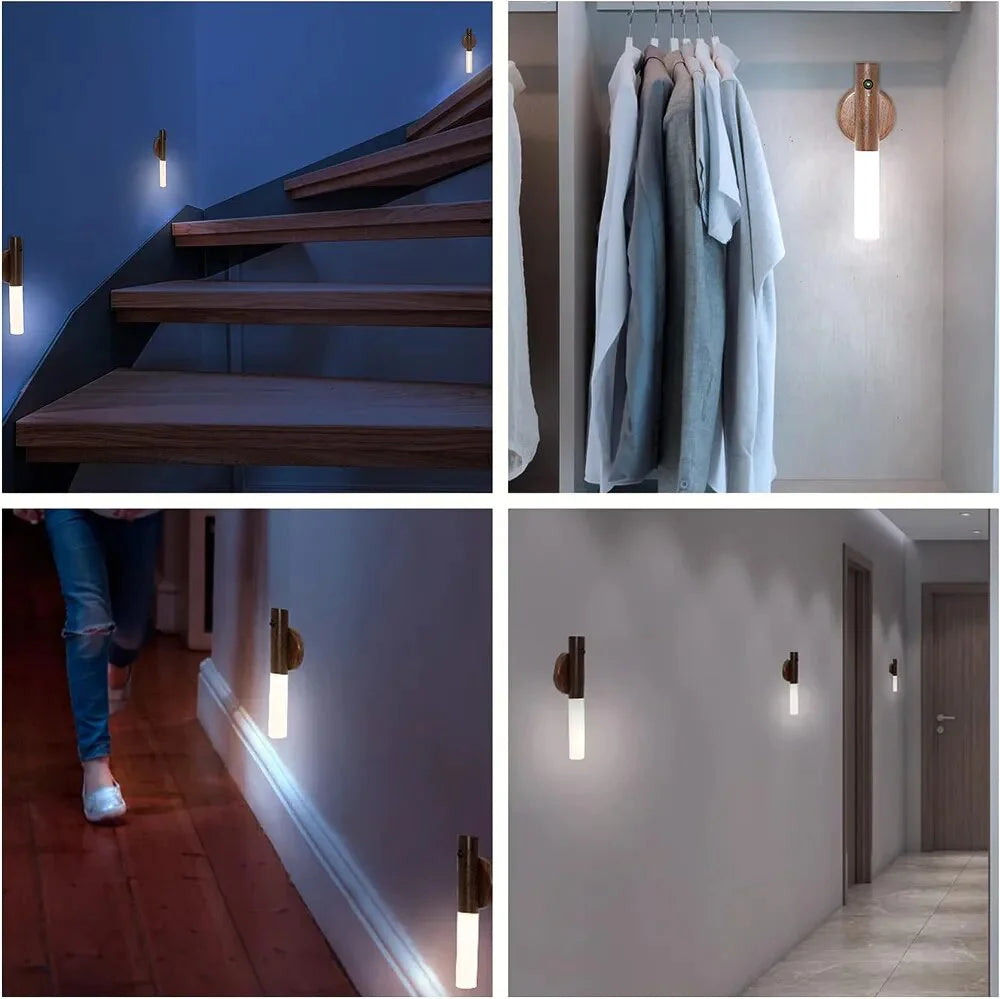 FabLit Magnetic Wood Stick Light